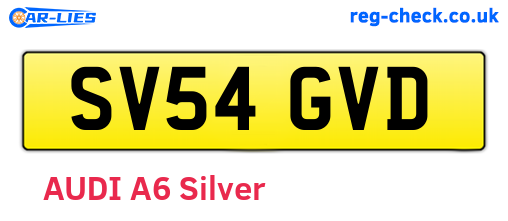 SV54GVD are the vehicle registration plates.