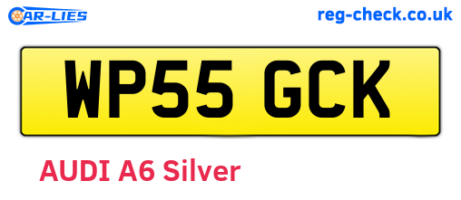 WP55GCK are the vehicle registration plates.