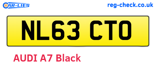 NL63CTO are the vehicle registration plates.