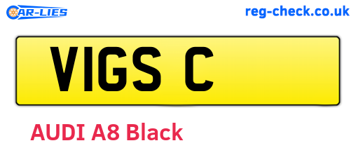 V1GSC are the vehicle registration plates.