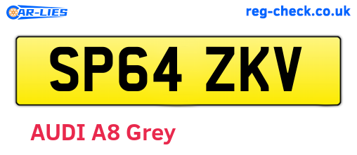 SP64ZKV are the vehicle registration plates.
