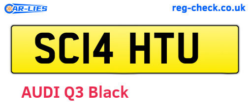 SC14HTU are the vehicle registration plates.
