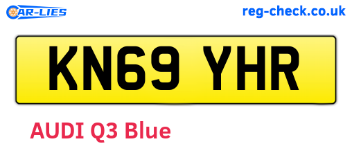 KN69YHR are the vehicle registration plates.