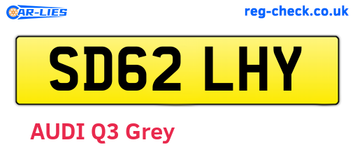 SD62LHY are the vehicle registration plates.