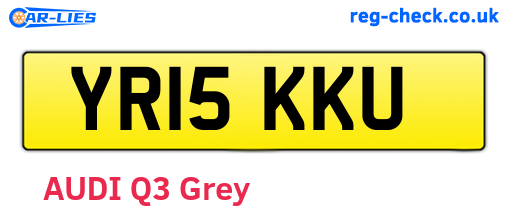 YR15KKU are the vehicle registration plates.