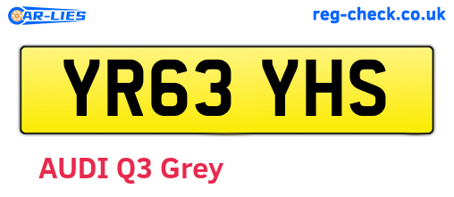 YR63YHS are the vehicle registration plates.