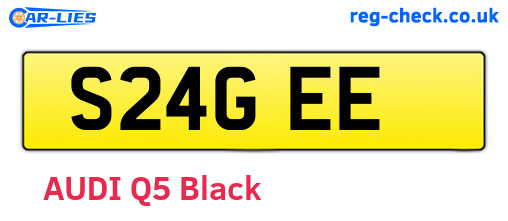 S24GEE are the vehicle registration plates.