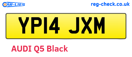 YP14JXM are the vehicle registration plates.