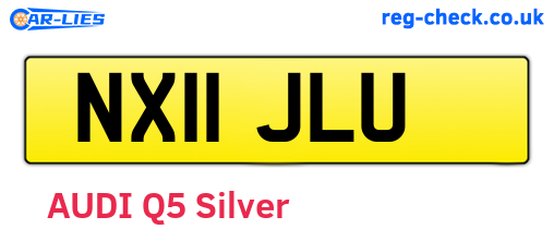 NX11JLU are the vehicle registration plates.
