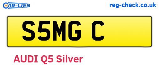 S5MGC are the vehicle registration plates.