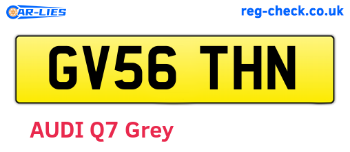 GV56THN are the vehicle registration plates.