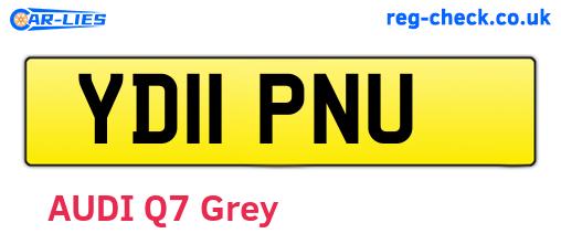 YD11PNU are the vehicle registration plates.