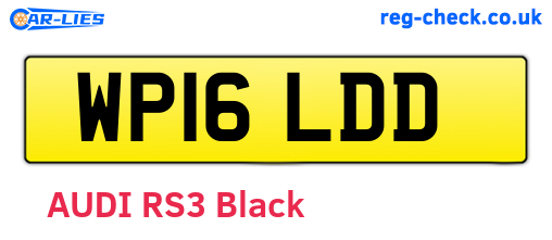 WP16LDD are the vehicle registration plates.