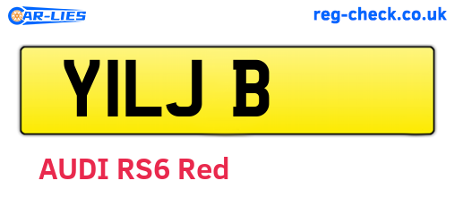 Y1LJB are the vehicle registration plates.