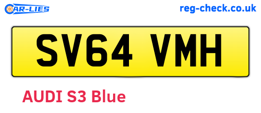 SV64VMH are the vehicle registration plates.