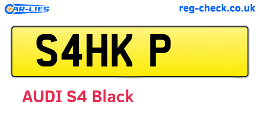 S4HKP are the vehicle registration plates.