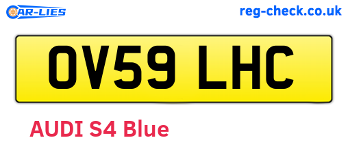 OV59LHC are the vehicle registration plates.