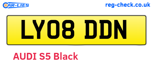 LY08DDN are the vehicle registration plates.