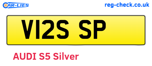 V12SSP are the vehicle registration plates.