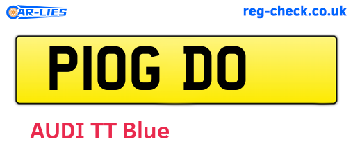 P10GDO are the vehicle registration plates.
