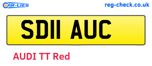 SD11AUC are the vehicle registration plates.