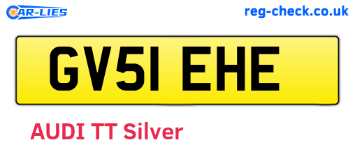 GV51EHE are the vehicle registration plates.