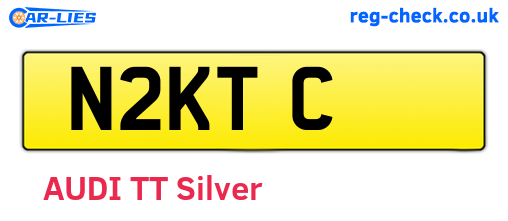 N2KTC are the vehicle registration plates.