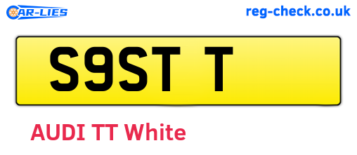 S9STT are the vehicle registration plates.