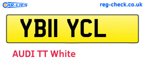 YB11YCL are the vehicle registration plates.