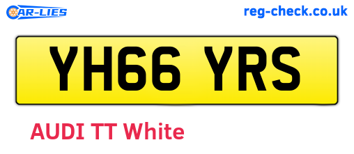 YH66YRS are the vehicle registration plates.
