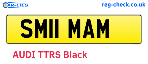SM11MAM are the vehicle registration plates.