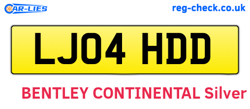 LJ04HDD are the vehicle registration plates.