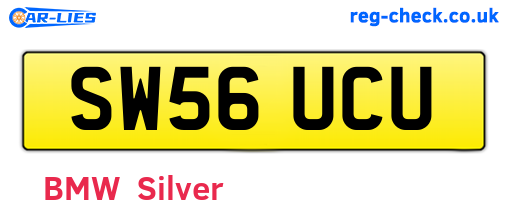 SW56UCU are the vehicle registration plates.