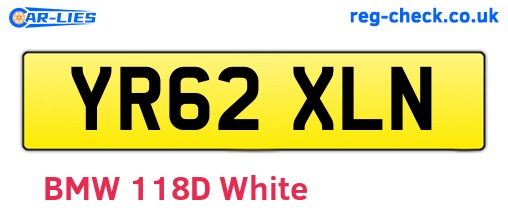 YR62XLN are the vehicle registration plates.