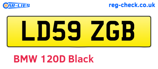 LD59ZGB are the vehicle registration plates.