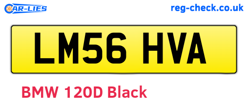 LM56HVA are the vehicle registration plates.