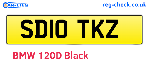 SD10TKZ are the vehicle registration plates.