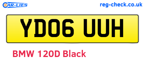 YD06UUH are the vehicle registration plates.