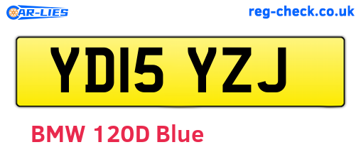 YD15YZJ are the vehicle registration plates.