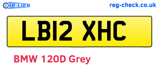 LB12XHC are the vehicle registration plates.