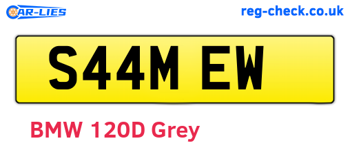 S44MEW are the vehicle registration plates.