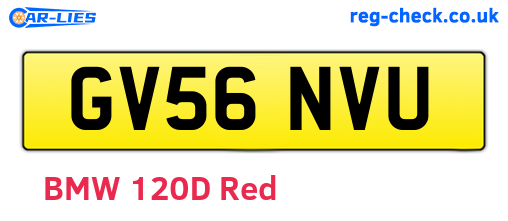 GV56NVU are the vehicle registration plates.