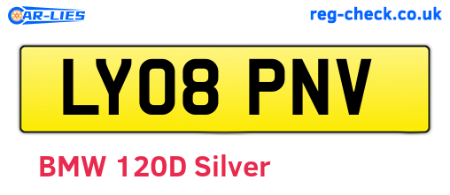 LY08PNV are the vehicle registration plates.