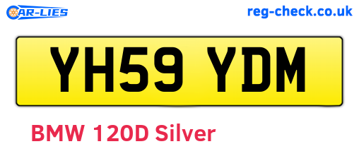 YH59YDM are the vehicle registration plates.