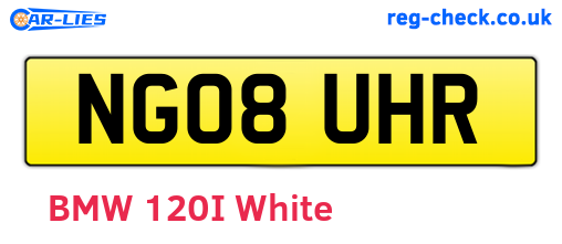 NG08UHR are the vehicle registration plates.