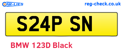 S24PSN are the vehicle registration plates.
