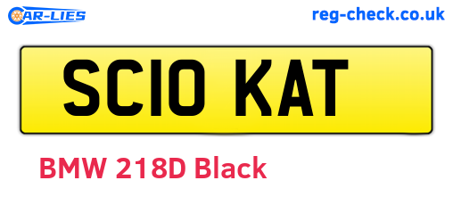 SC10KAT are the vehicle registration plates.
