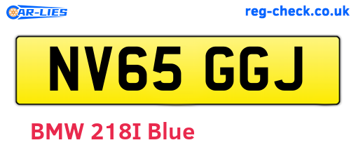 NV65GGJ are the vehicle registration plates.