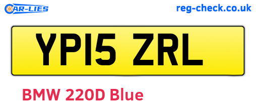 YP15ZRL are the vehicle registration plates.