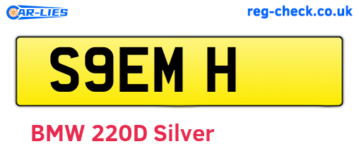 S9EMH are the vehicle registration plates.